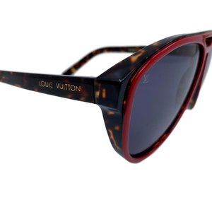 Louis Vuitton Men's Clockwise Monogram Eclipse Canvas Sunglasses W